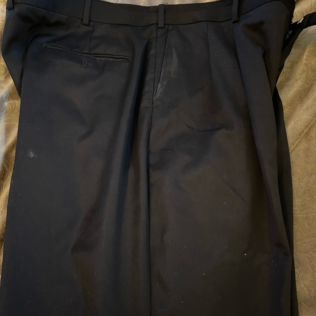 Mens Pleated Black Cianni Cellini Slacks